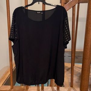 A.n.a. Short sleeve top. Size 3x.